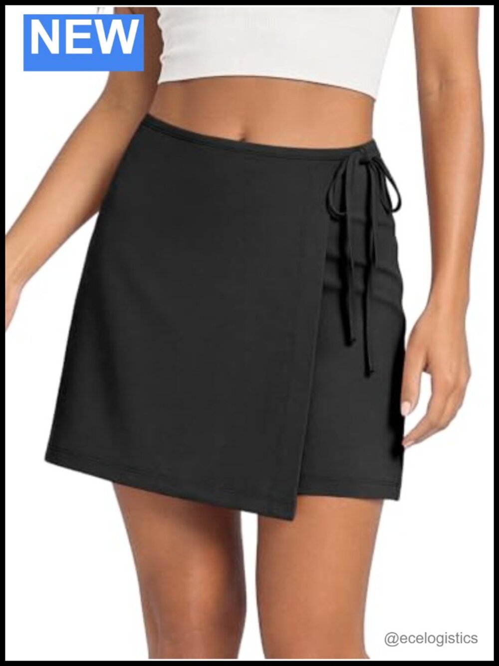 ODODOS Skort Women High Waist Built-in Shorts Tennis Golf Athletic Wrap Skirt